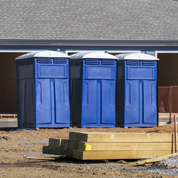 is there a specific order in which to place multiple porta potties in Hickory Plains AR